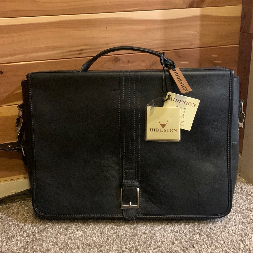 Leather Messenger/Computer Bag